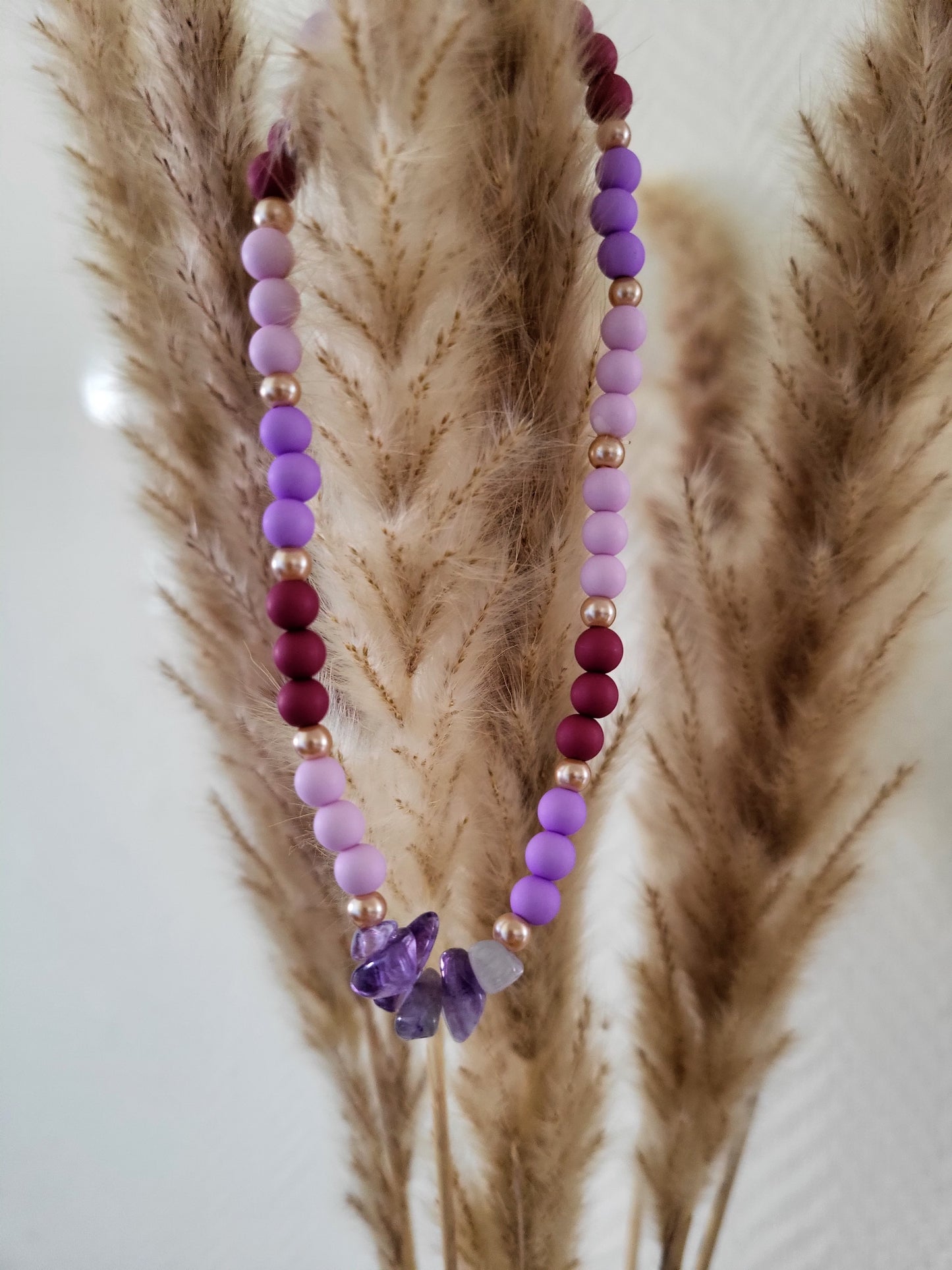 De lila pippa ketting